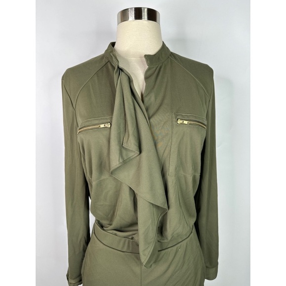 Chicos Ruffled Utility Jumpsuit - Picture 4 of 15